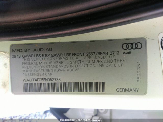 2014 AUDI A6 WAUFFAFC5EN052733 Photo 8