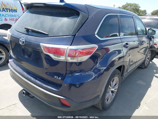 Toyota Highlander Xle 2015 5TDKKRFH4FS114335 Image 4