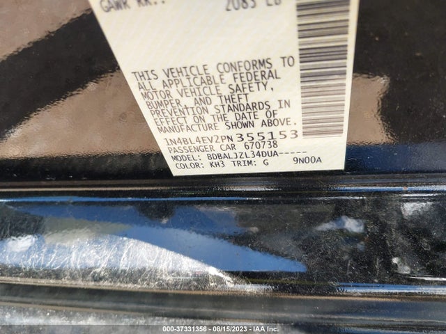 Nissan Altima 2.5 Sl 2023 1N4BL4EV2PN355153 Image 16