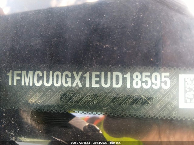 2014 FORD ESCAPE SE VIN: 1FMCU0GX1EUD18595