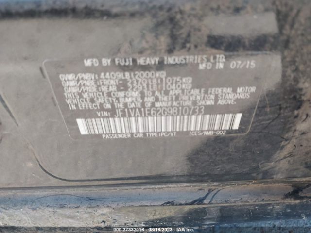 JF1VA1E62G9810733 Subaru Wrx Premium