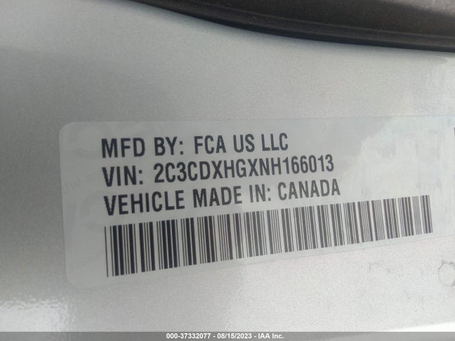 Dodge CHARGER GT 2022 2C3CDXHGXNH166013 Image 9