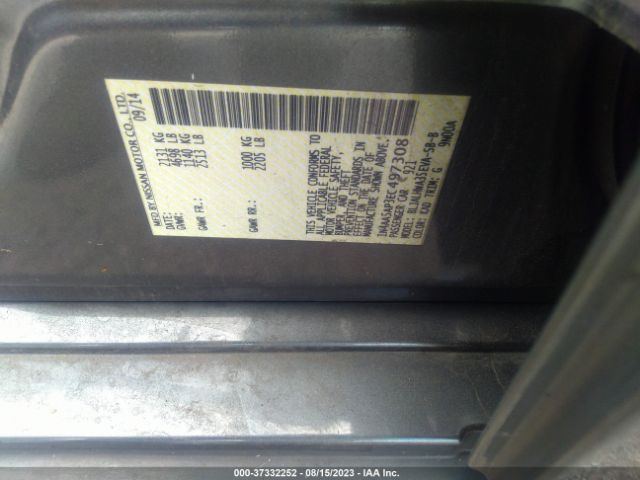 1N4AA5AP3EC497308 Nissan Maxima 3.5 Sv W/premium Pkg