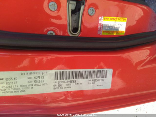 2C3CDXGJ5HH567616 Dodge Charger R/t Scat Pack