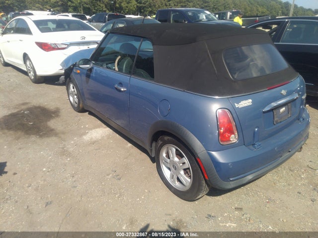 2007 MINI COOPER CONVERTIBLE VIN: WMWRF33517TG17415