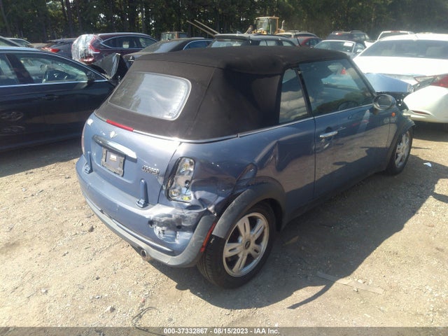 2007 MINI COOPER CONVERTIBLE VIN: WMWRF33517TG17415