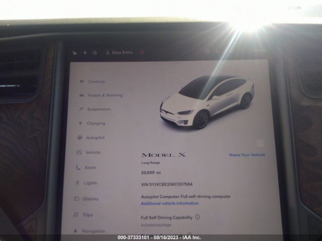 5YJXCBE20KF207584 Tesla MODEL X