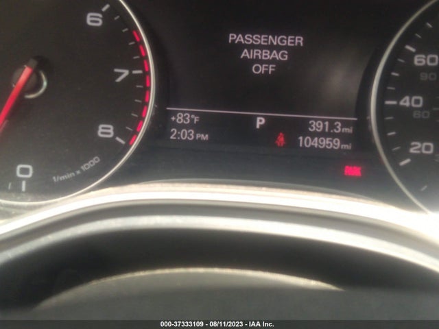 2012 AUDI A6 3.0T PREMIUM PLUS VIN: WAUGGAFC4CN163112