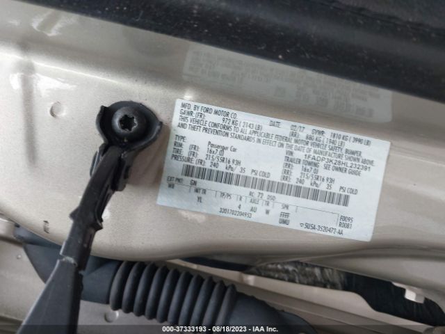 1FADP3K28HL232391 Ford FOCUS SE