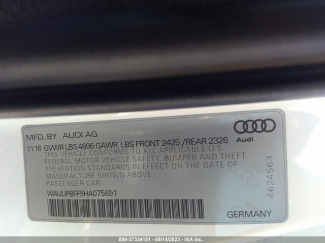 Audi A3 Sportback E-tron Premium 2017 WAUUPBFF9HA075691 Image 9