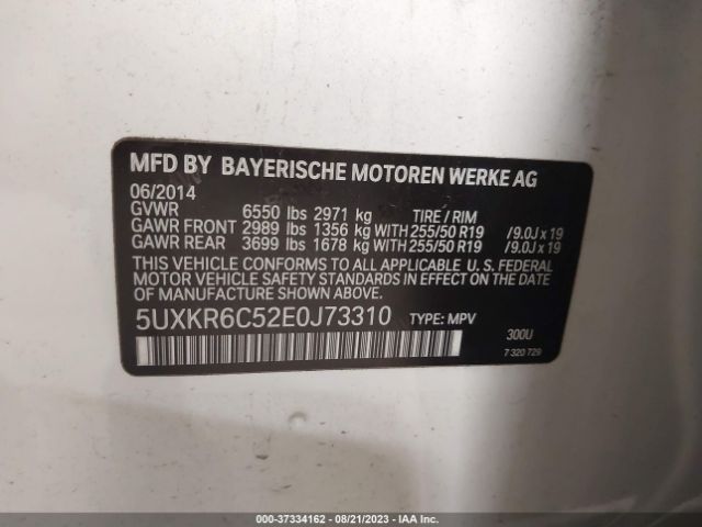 5UXKR6C52E0J73310 BMW X5 Xdrive50i