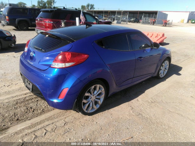 2013 HYUNDAI VELOSTER W/BLACK INT VIN: KMHTC6AD7DU114774
