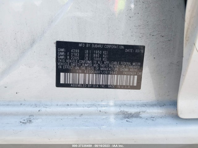 Subaru Impreza Premium 2018 4S3GKAB61J3618640 Image 9