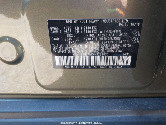 4S4BSANCXH3284836 Subaru Outback Limited