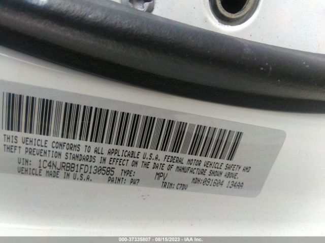 1C4NJRBB1FD130585 Jeep Patriot Sport