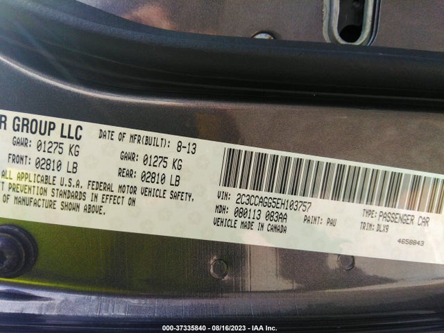Chrysler 300 300s 2014 2C3CCAGG5EH103757 Image 9