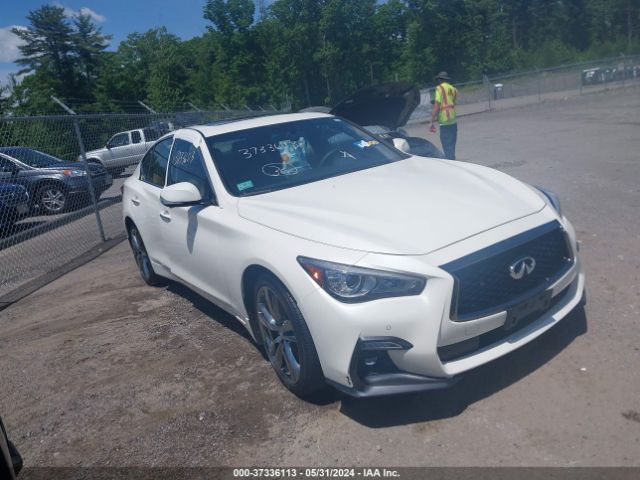 Auction sale of the 2021 Infiniti Q50 Signature Edition Awd, vin: JN1EV7CR2MM755422, lot number: 37336113