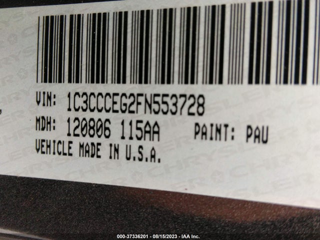 1C3CCCEG2FN553728 Chrysler 200 C