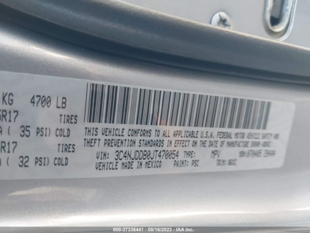 3C4NJDDB0JT470054 Jeep Compass Trailhawk