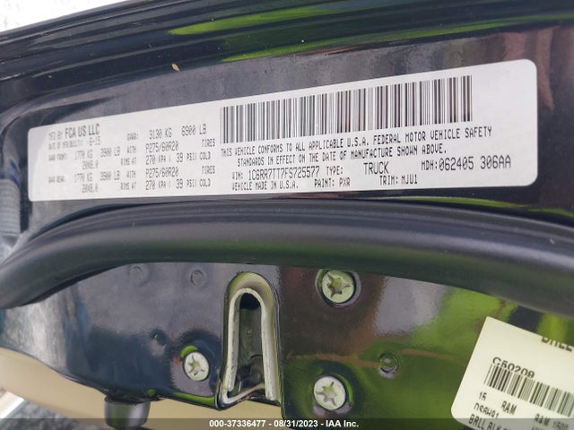1C6RR7TT7FS725577 RAM 1500 Lone Star