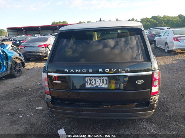 2016 LAND ROVER RANGE ROVER 5.0L V8 SUPERCHARGED VIN: SALGS2EF4GA255782