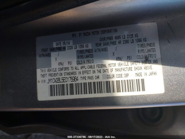 Продажа на аукционе авто 2014 Mazda Mazda5 Sport, vin: JM1CW2BL5E0175964, номер лота: 37336786