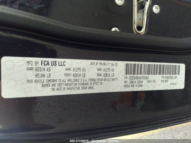 2C3CDXBG0GH355863 Dodge Charger Se