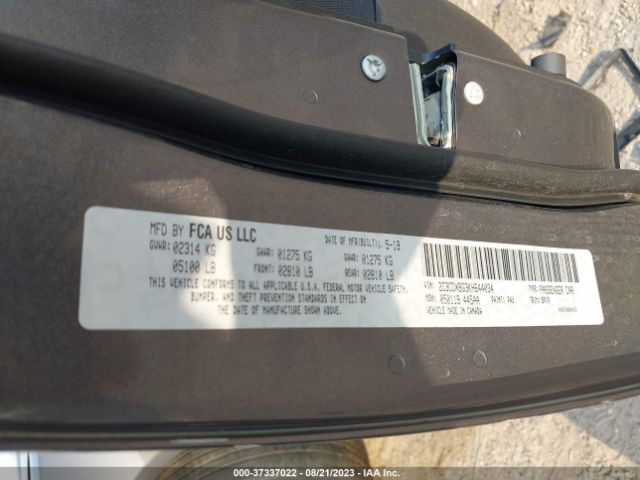 2C3CDXBG3KH644034 Dodge Charger Sxt