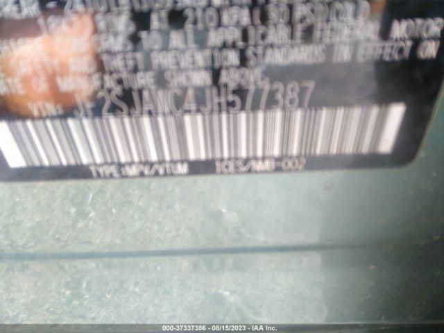 JF2SJAWC4JH577387 Subaru Forester Touring