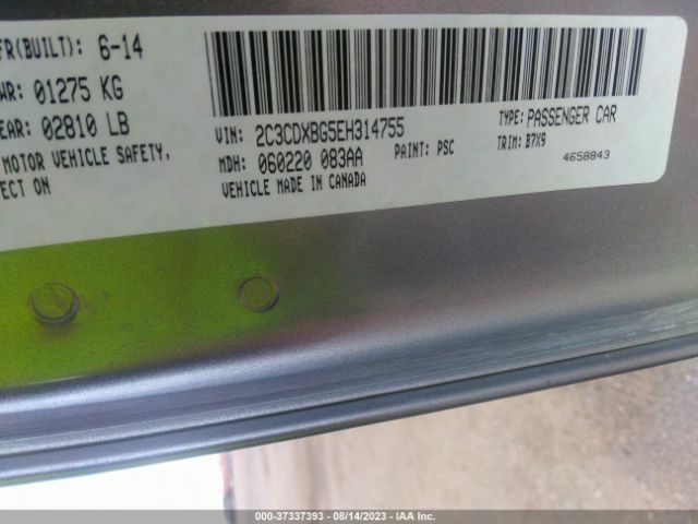 2C3CDXBG5EH314755 Dodge Charger Se