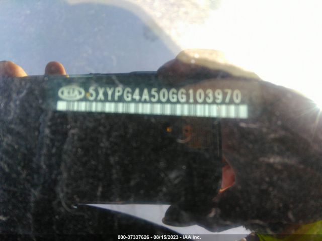 5XYPG4A50GG103970 KIA SORENTO LX