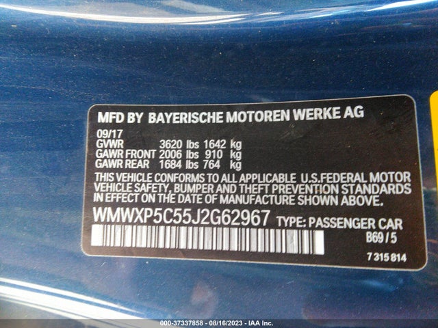 2018 Mini Hardtop, VIN: WMWXP5C55J2G62967