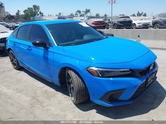 2022 HONDA CIVIC HATCHBACK SPORT VIN: 19XFL2H84NE024114
