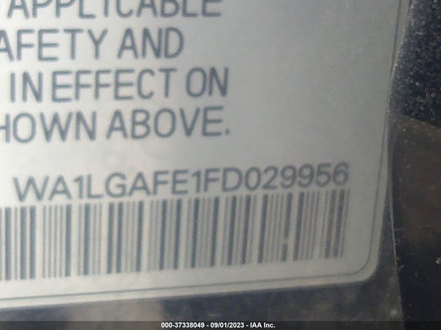 WA1LGAFE1FD029956 Audi Q7 3.0t Premium Plus