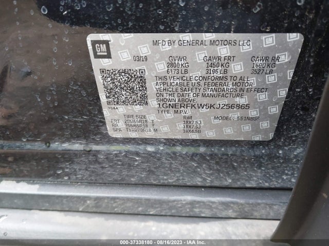 Chevrolet Traverse Ls 2019 1GNERFKW5KJ256865 Image 9