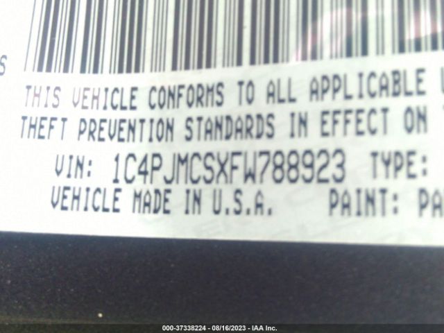 1C4PJMCSXFW788923 Jeep Cherokee Latitude