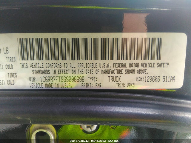 1C6RR7FT9GS208696 RAM 1500 Express