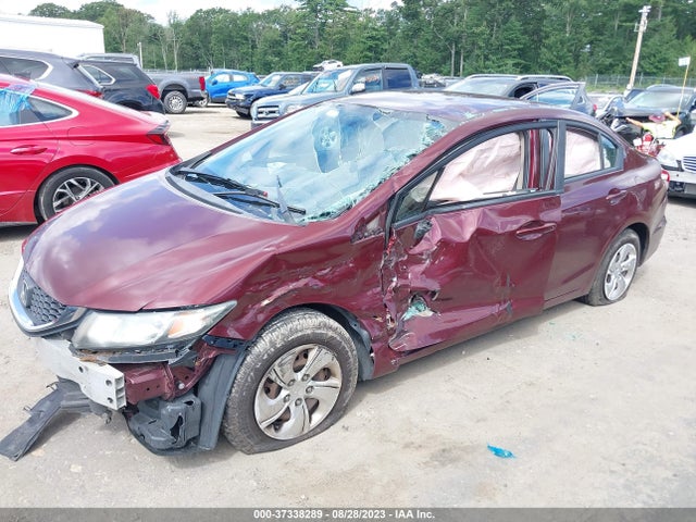 2013 HONDA CIVIC SDN LX VIN: 2HGFB2F55DH535993