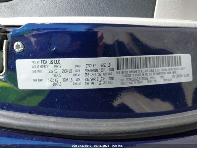 2020 CHRYSLER PACIFICA 2C4RC1GG2LR120528 Photo 8