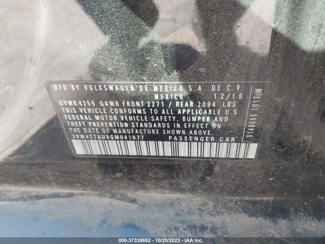 3VW4T7AU8GM041077 Volkswagen GOLF GTI S