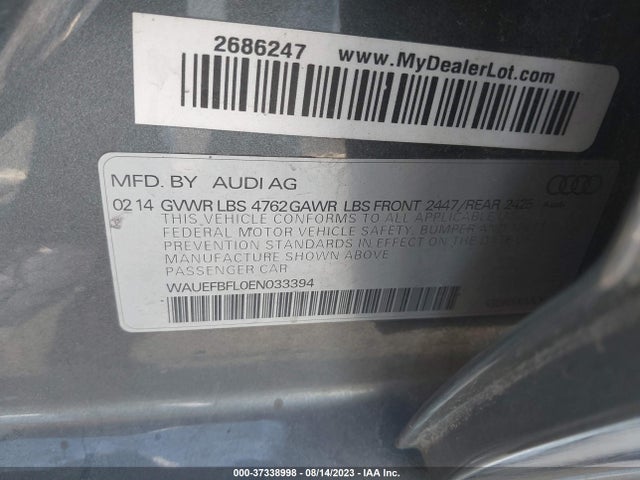 WAUEFBFL0EN033394 Audi A4 Premium Plus