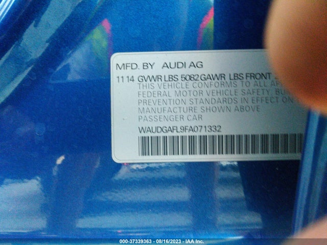 WAUDGAFL9FA071332 Audi S4 Premium Plus