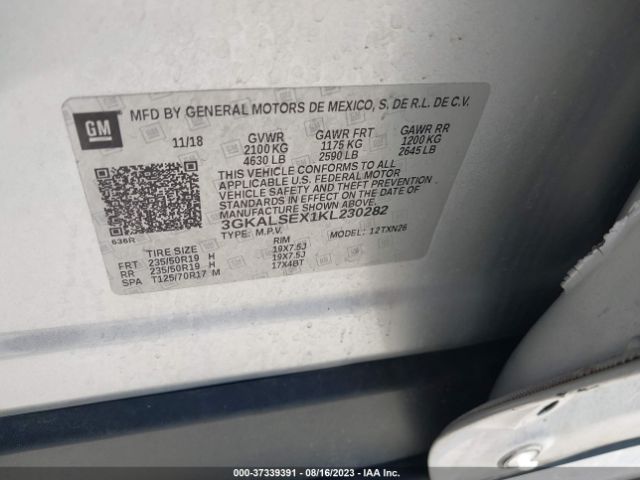 3GKALSEX1KL230282 GMC Terrain Denali