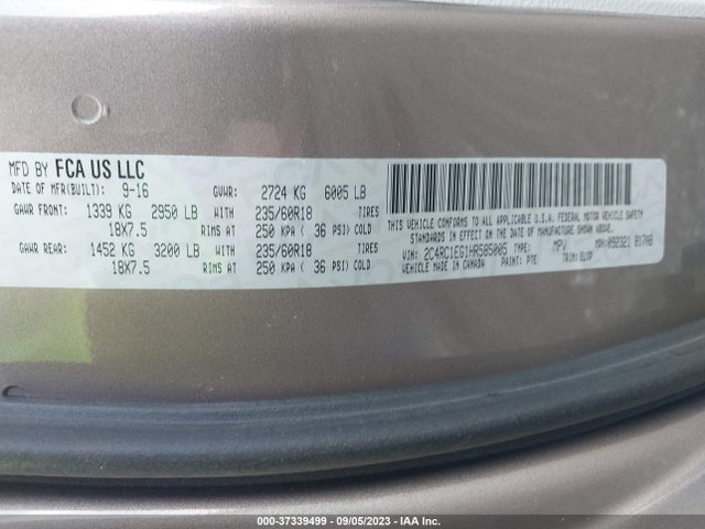 2C4RC1EG1HR585005 Chrysler Pacifica Touring-l Plus