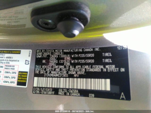 2T2HZMDA8MC272855 Lexus Rx Rx 350
