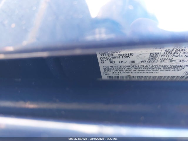 2011 FORD RANGER XLT/SPORT VIN: 1FTLR4FE1BPA48470