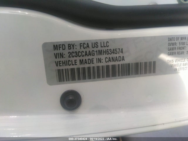 2C3CCAAG1MH634574 Chrysler 300 Touring