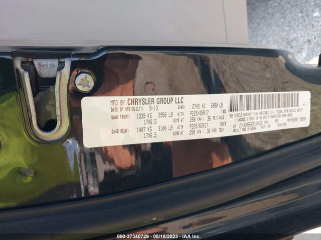 2014 VOLKSWAGEN ROUTAN SE VIN: 2C4RVABG6ER134615