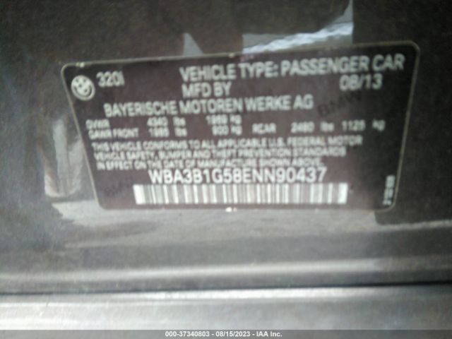 WBA3B1G58ENN90437 BMW 3 Series 320i