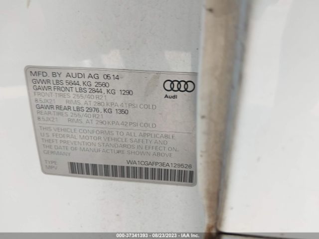 WA1CGAFP3EA129526 Audi Sq5 Premium Plus